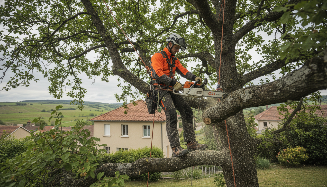 Élagage et Abattage d'arbres à Mâcon : Votre Arboriste Grimpeur Expert